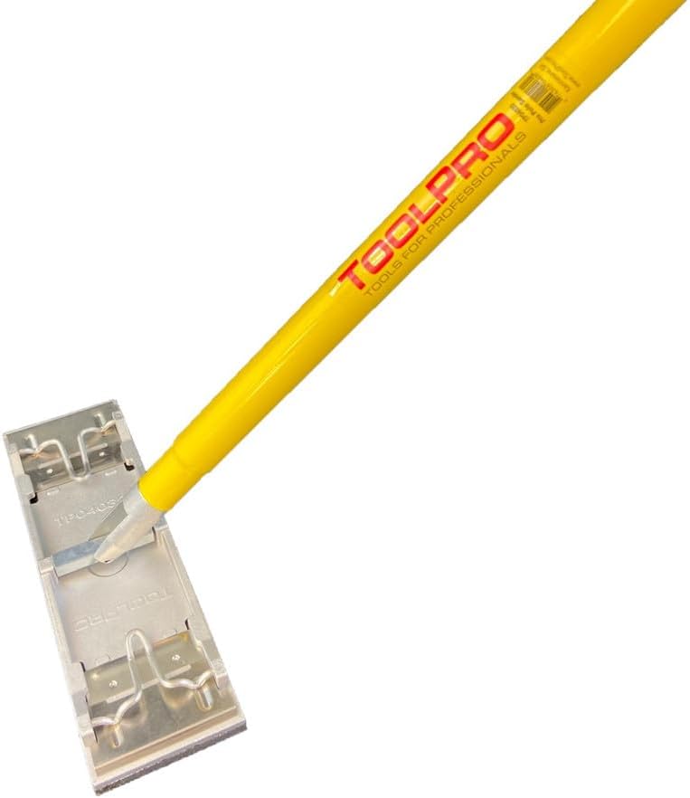 TOOLPRO Pro Pole Sander - Box of 3, Cast Aluminum Body, 48-Inch Handle, Steel Quick Clamps - Image 3